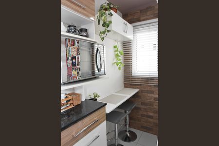 cozinha de apartamento à venda com 2 quartos, 53m² em Parque Centenário, Jundiaí