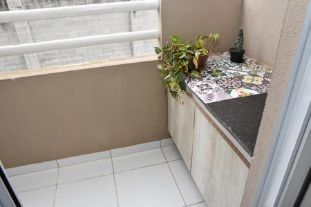 Varanda da Sala de apartamento à venda com 2 quartos, 53m² em Parque Centenário, Jundiaí