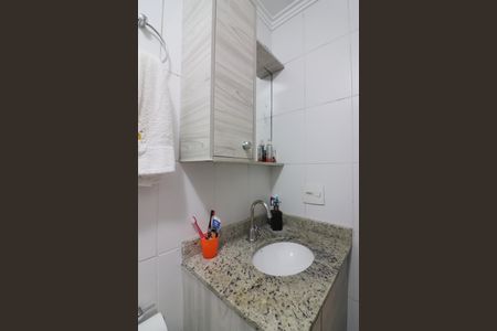 Banheiro Social de apartamento à venda com 2 quartos, 54m² em Paulicéia, São Bernardo do Campo