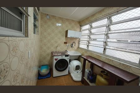 Área de serviço de apartamento à venda com 2 quartos, 77m² em Oswaldo Cruz, São Caetano do Sul