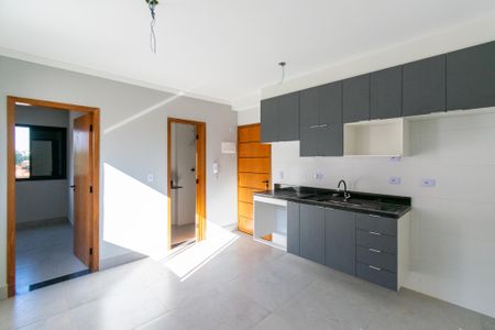 Sala/Cozinha de apartamento para alugar com 1 quarto, 28m² em Jardim Oriental, São Paulo
