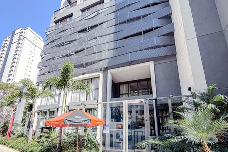 Studio para alugar com 22m², 1 quarto e sem vagaFachada - Plaquinha