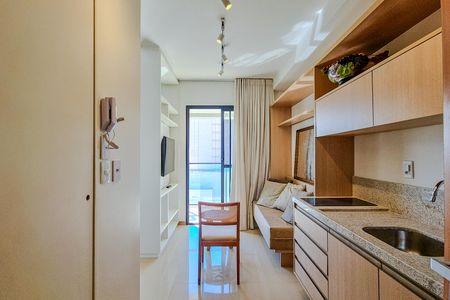 Sala de apartamento para alugar com 1 quarto, 29m² em Pituba, Salvador