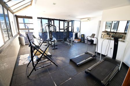 Área comum - Academia de apartamento para alugar com 1 quarto, 55m² em Cambuí, Campinas