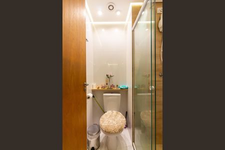 Banheiro  de apartamento à venda com 2 quartos, 37m² em Recanto das Rosas, Osasco