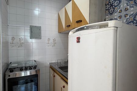 Cozinha de apartamento para alugar com 1 quarto, 47m² em Itararé, Santos