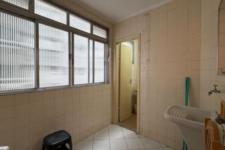 Área de Serviço de apartamento para alugar com 1 quarto, 68m² em José Menino, Santos