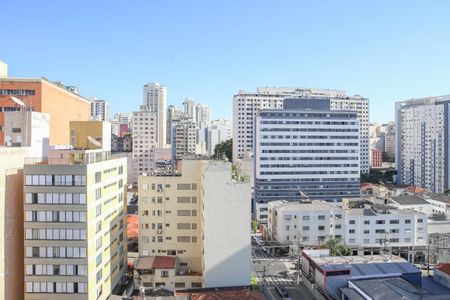 Vista da Sala e Cozinha de apartamento para alugar com 2 quartos, 35m² em Barra Funda, São Paulo