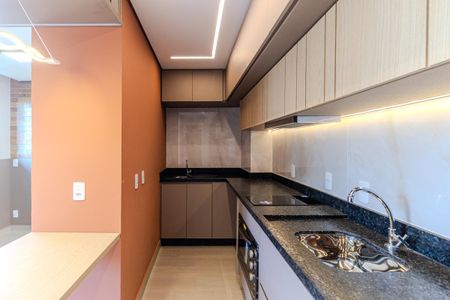 Cozinha de apartamento para alugar com 1 quarto, 34m² em Campos Elíseos, São Paulo