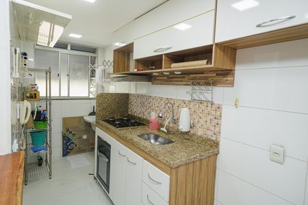 Cozinha de apartamento à venda com 2 quartos, 43m² em Campo Grande, Rio de Janeiro