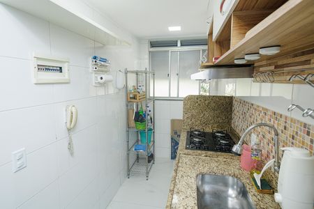 Cozinha de apartamento à venda com 2 quartos, 43m² em Campo Grande, Rio de Janeiro