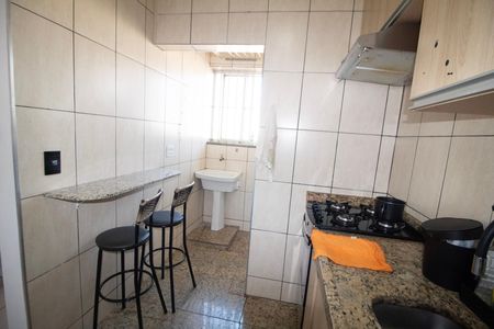Cozinha de apartamento à venda com 2 quartos, 55m² em Nova Suíça, Belo Horizonte