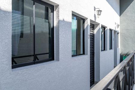 Área externa - Corredor de kitnet/studio para alugar com 1 quarto, 27m² em Parque Jabaquara, São Paulo
