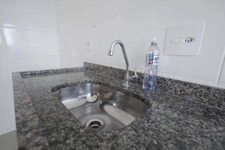Cozinha/Área de serviço de apartamento para alugar com 1 quarto, 35m² em Vila Assunção, Santo André