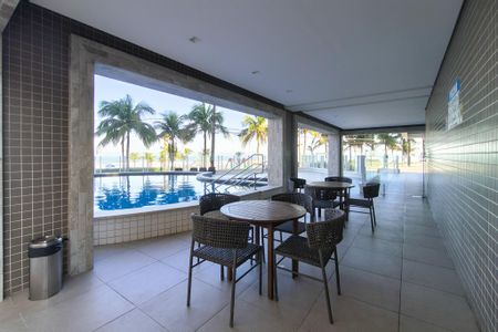 Área comum - Piscina de apartamento para alugar com 1 quarto, 54m² em Real, Praia Grande