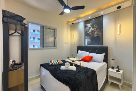 Suíte de apartamento para alugar com 1 quarto, 54m² em Real, Praia Grande
