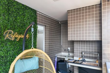 Sacada de apartamento para alugar com 1 quarto, 54m² em Real, Praia Grande