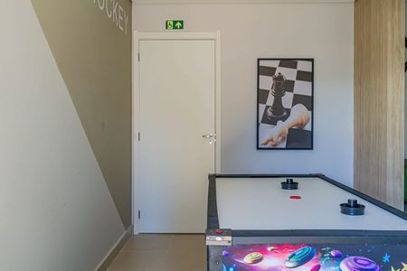 Área comum - Sala de jogos de apartamento para alugar com 1 quarto, 30m² em Parque Industrial Tomas Edson, São Paulo