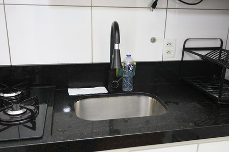 cozinha de apartamento para alugar com 2 quartos, 48m² em Vila Andrade, São Paulo