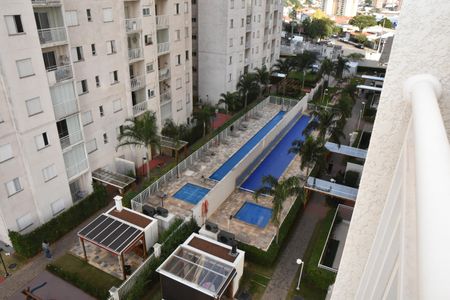 Sala vista da varanda de apartamento para alugar com 2 quartos, 70m² em Jardim Lacerda, Jundiaí