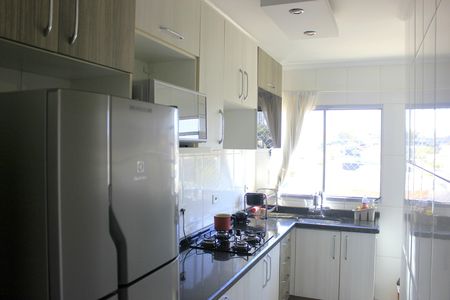 Cozinha  de apartamento à venda com 1 quarto, 45m² em Jardim Dourado, Guarulhos