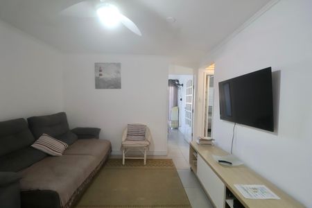 Sala de apartamento para alugar com 2 quartos, 75m² em Tortuga, Guarujá