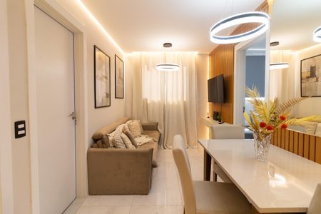 Sala - Cozinha de apartamento para alugar com 2 quartos, 35m² em Jardim Peri Peri, São Paulo
