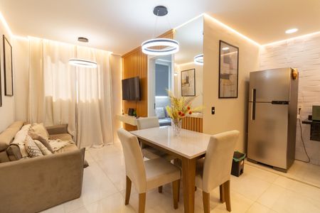Sala - Cozinha de apartamento para alugar com 2 quartos, 35m² em Jardim Peri Peri, São Paulo