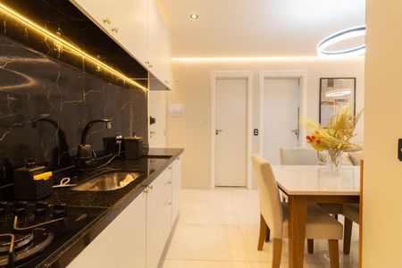 Sala - Cozinha de apartamento para alugar com 2 quartos, 35m² em Jardim Peri Peri, São Paulo