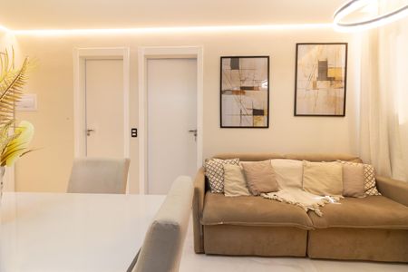 Sala - Cozinha de apartamento para alugar com 2 quartos, 35m² em Jardim Peri Peri, São Paulo