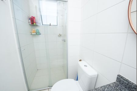 Banheiro de apartamento à venda com 2 quartos, 48m² em Novo Riacho, Contagem