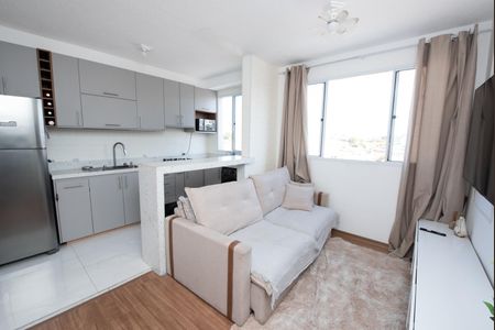 Sala de apartamento à venda com 2 quartos, 48m² em Novo Riacho, Contagem