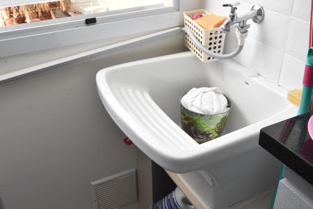 area de serviço de apartamento à venda com 2 quartos, 57m² em Jardim das Tulipas, Jundiaí