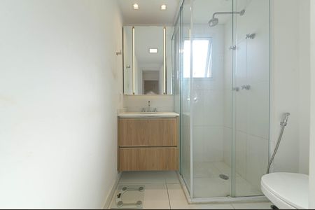 Banheiro da Suíte de apartamento à venda com 3 quartos, 85m² em Santo Amaro, São Paulo