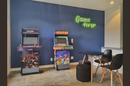 Apartamento para alugar com 36m², 2 quartos e sem vaga Apartamento para alugar com 36m², 2 quartos e sem vagaSalão de jogos