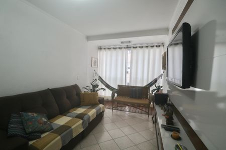 Sala de apartamento para alugar com 3 quartos, 83m² em Vila Alzira, Guarujá