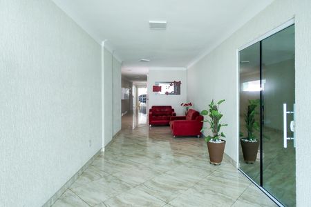 Hall de entrada de apartamento para alugar com 2 quartos, 67m² em Guilhermina, Praia Grande
