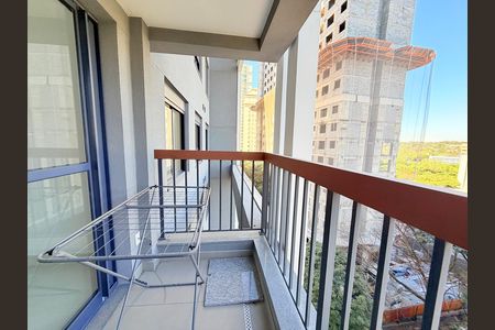 Varanda  de apartamento para alugar com 2 quartos, 59m² em Brooklin, São Paulo