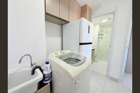 Sala/cozinha  de apartamento para alugar com 2 quartos, 59m² em Brooklin, São Paulo