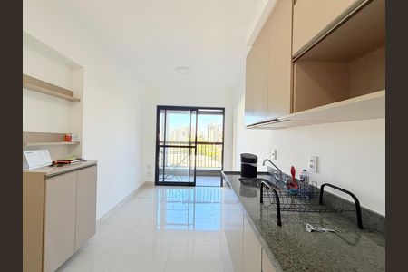 Sala/cozinha  de apartamento para alugar com 2 quartos, 59m² em Brooklin, São Paulo