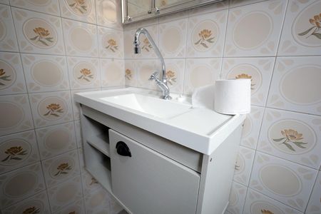 Banheiro de casa para alugar com 2 quartos, 100m² em Vila Junqueira, Santo André