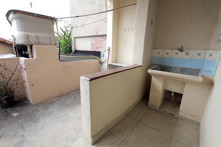 Área de Serviço 2 de casa para alugar com 2 quartos, 100m² em Vila Junqueira, Santo André