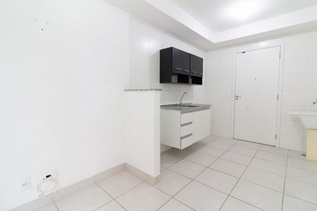 Sala - Cozinha de apartamento para alugar com 1 quarto, 32m² em Ferreira, São Paulo
