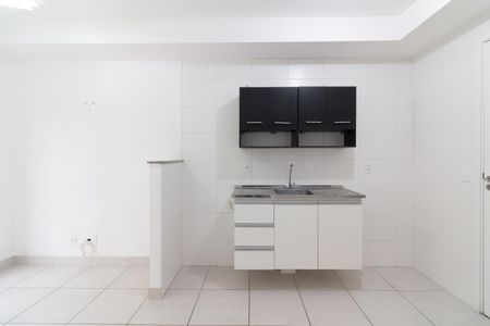 Sala - Cozinha de apartamento para alugar com 1 quarto, 32m² em Ferreira, São Paulo