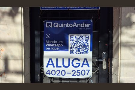 Placa  de apartamento para alugar com 1 quarto, 90m² em Parque das Nações, Santo André