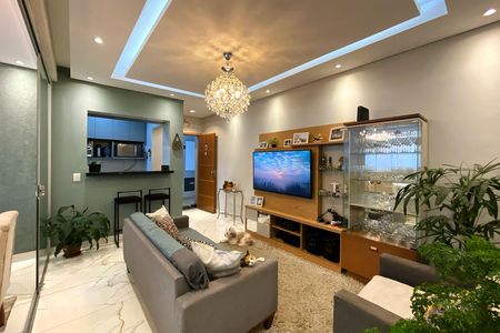 Sala de apartamento à venda com 3 quartos, 72m² em Dom Bosco, Belo Horizonte