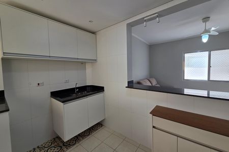 Cozinha de apartamento para alugar com 2 quartos, 65m² em Guilhermina, Praia Grande