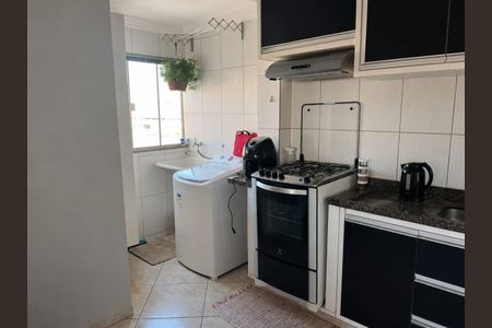 Cozinha de apartamento para alugar com 2 quartos, 60m² em Setor Sul Jamil Miguel 1A Etapa, Anápolis