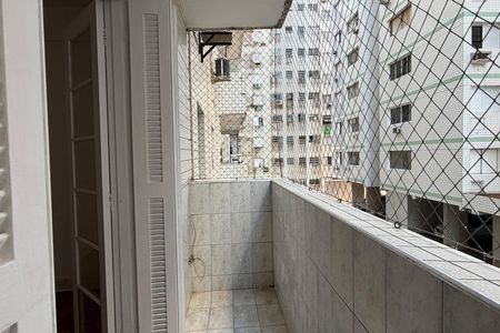 Varanda da Sala de apartamento para alugar com 2 quartos, 87m² em Aparecida, Santos