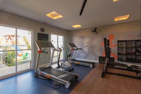 Área comum - Academia de apartamento para alugar com 2 quartos, 55m² em São Bernardo, Campinas